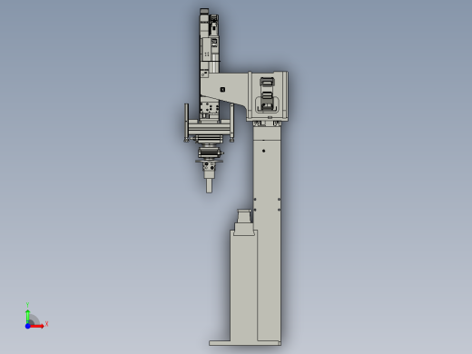 上料机械手部分前视缩略图