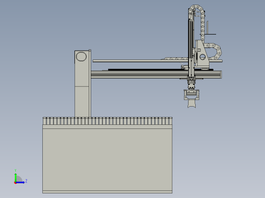 上料机械手部分左视缩略图