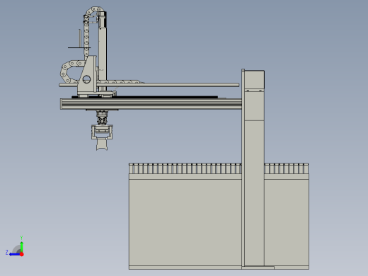 上料机械手部分右视缩略图