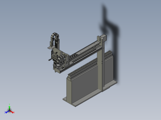 上料机械手部分正等轴测缩略图