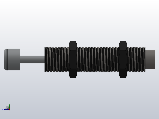 HAC系列油压缓冲器[HAC-2525-1]右视缩略图