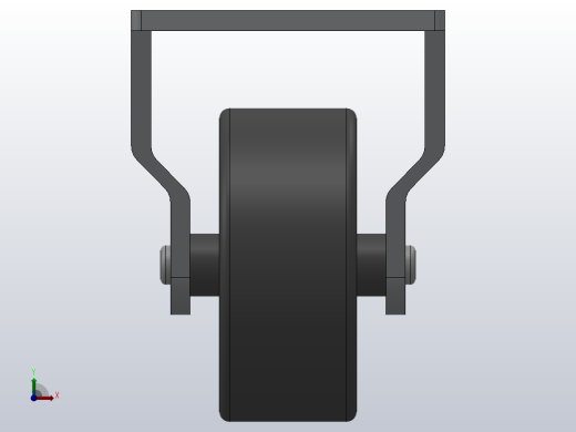 Z07-02-040-375B轻型轮[Z07-02-032-375B]脚轮前视缩略图