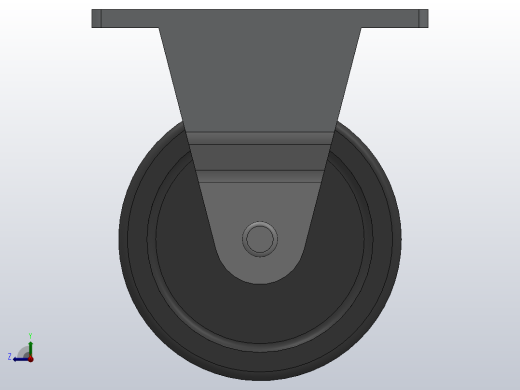 Z07-02-040-375B轻型轮[Z07-02-032-375B]脚轮右视缩略图