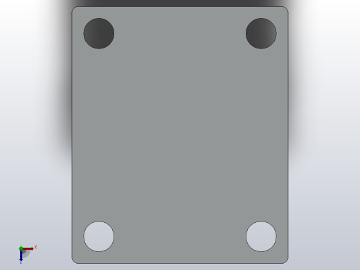 Z07-02-040-375B轻型轮[Z07-02-032-375B]脚轮俯视缩略图