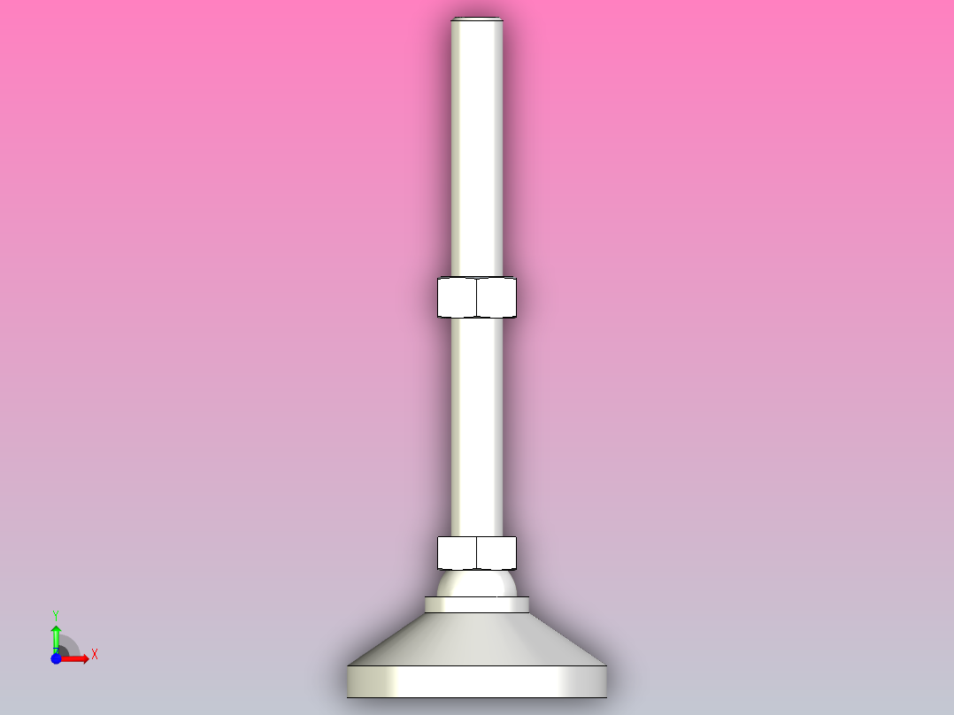 脚杯WAG71-D100-M20-L200前视图