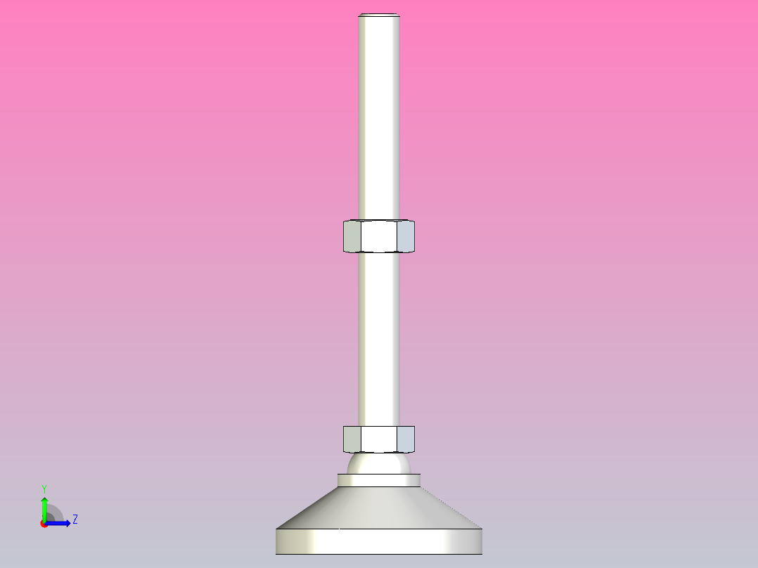 脚杯WAG71-D100-M20-L200左视图