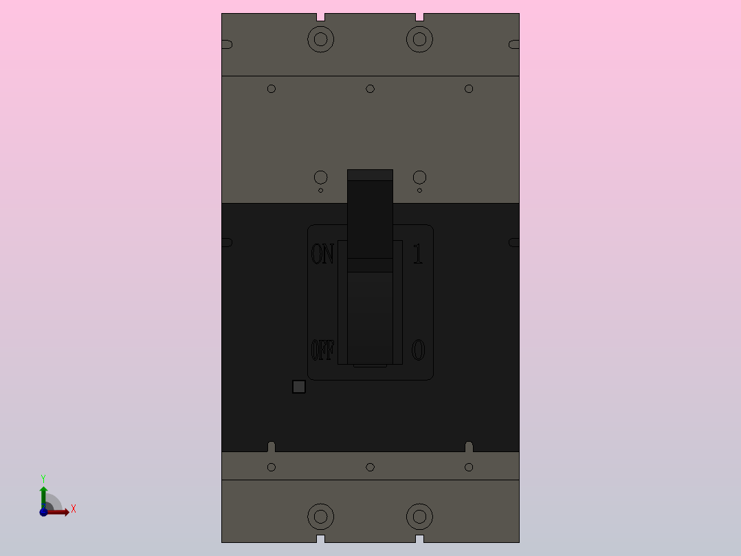 3VL 160-1600A 3极固定式塑料外壳式断路器[VL16003VL8]前视图