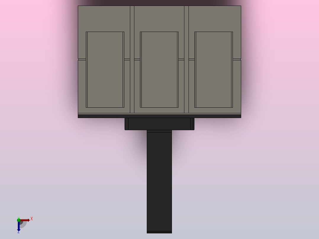 3VL 160-1600A 3极固定式塑料外壳式断路器[VL16003VL8]俯视图