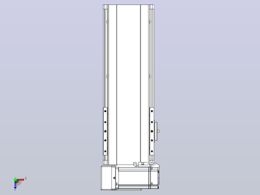 皮带直线轴半封闭可选导轨TPA-HNB-140D-120-L200-LU-C-P40-N3俯视缩略图