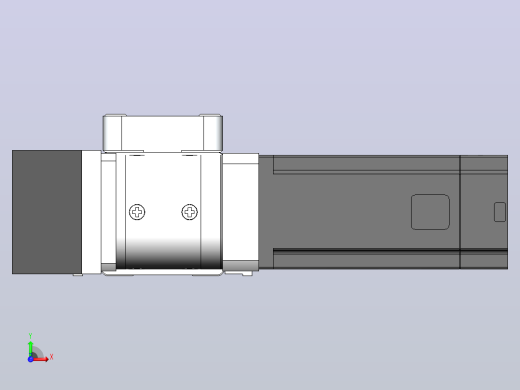 DMEB65L-RBCR欧规同步带模组直线模组（电机右后折）[DMEB65L-L15S350-DT400-C2U-RBCR]前视缩略图