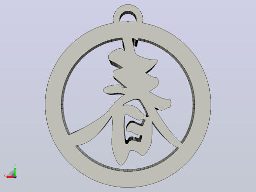 春字吊饰后视缩略图