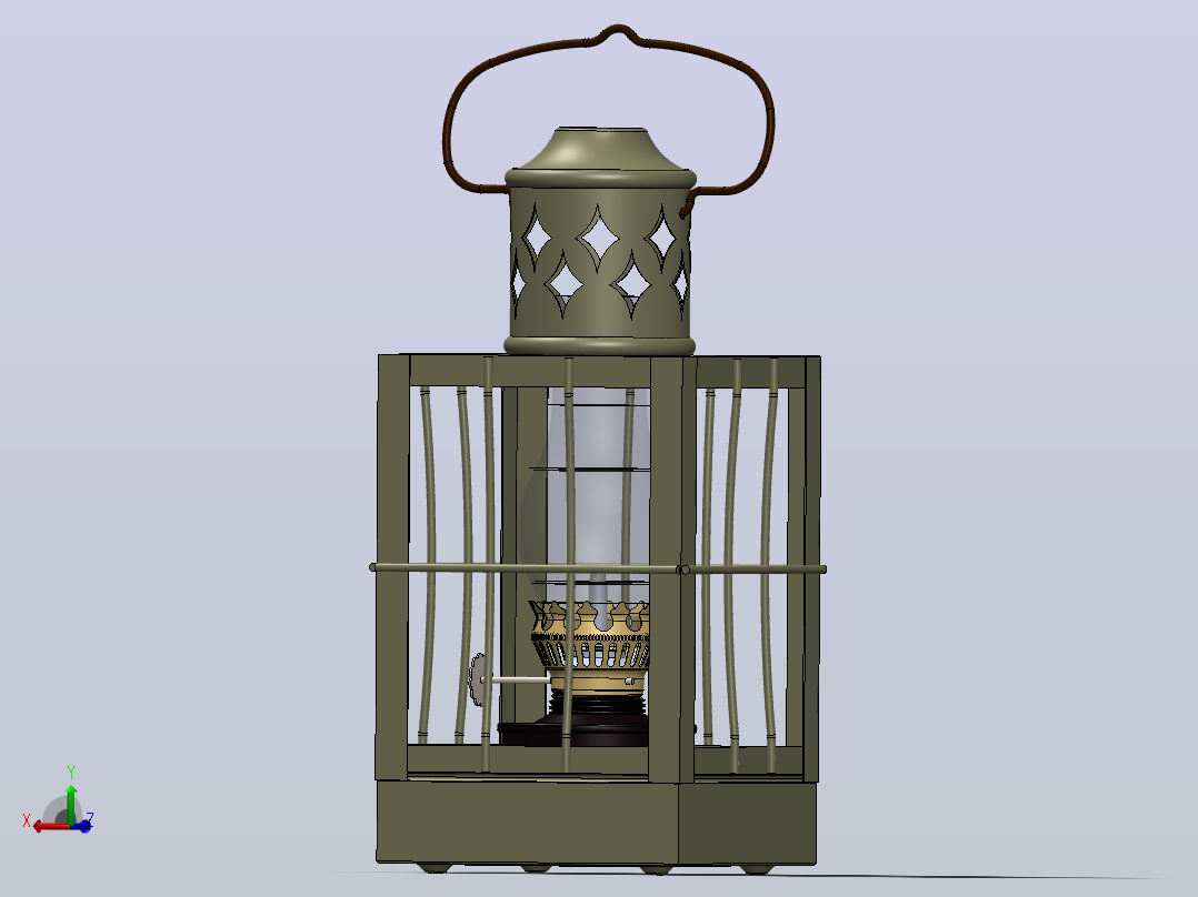 小油灯主视图