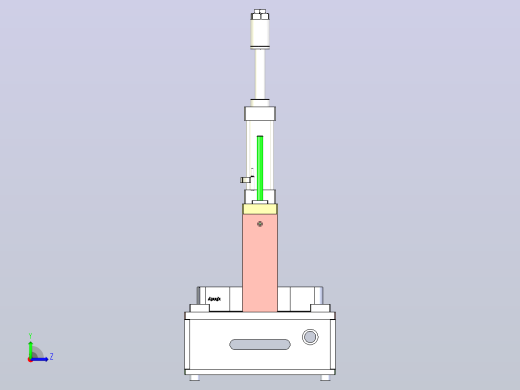 胶壳校正治具3D数模图纸+x_t格式左视缩略图
