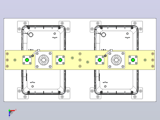 胶壳校正治具3D数模图纸+x_t格式俯视缩略图