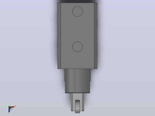 RSQ（φ16-φ20）滚轮型止动气缸[RSQB20-15DR]俯视缩略图