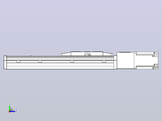 滚珠丝杠直线轴内置导轨TPA-GCR-150-2010C-L250-M-M75-N3左视缩略图