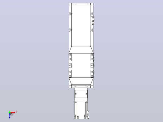 滚珠丝杠直线轴内置导轨TPA-GCR-150-2010C-L250-M-M75-N3俯视缩略图