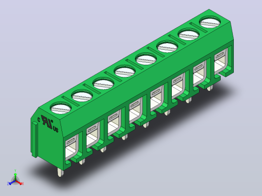 8针DG306 5绿色间距5毫米