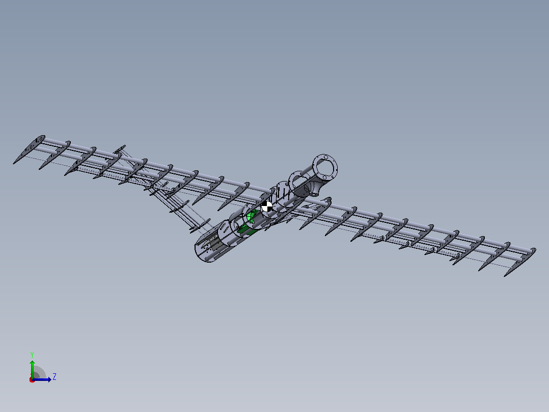 MQ-9 收割者左视图