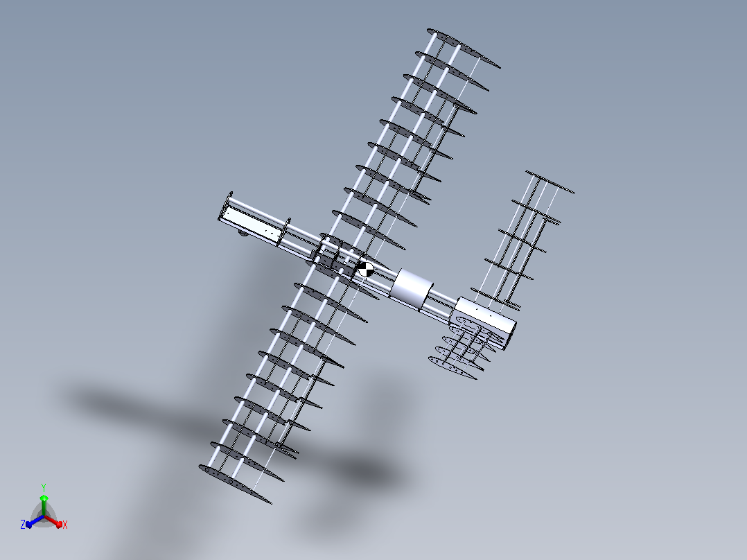 MQ-9 收割者正等轴测图
