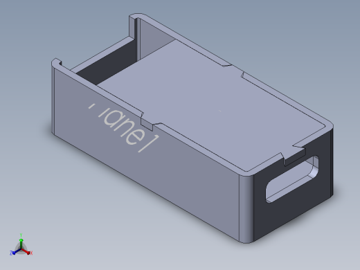 S-340 USB-UART 外壳正等轴测缩略图