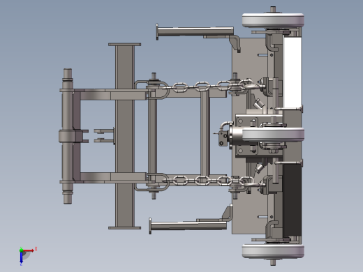 扫路车吸嘴总成俯视缩略图