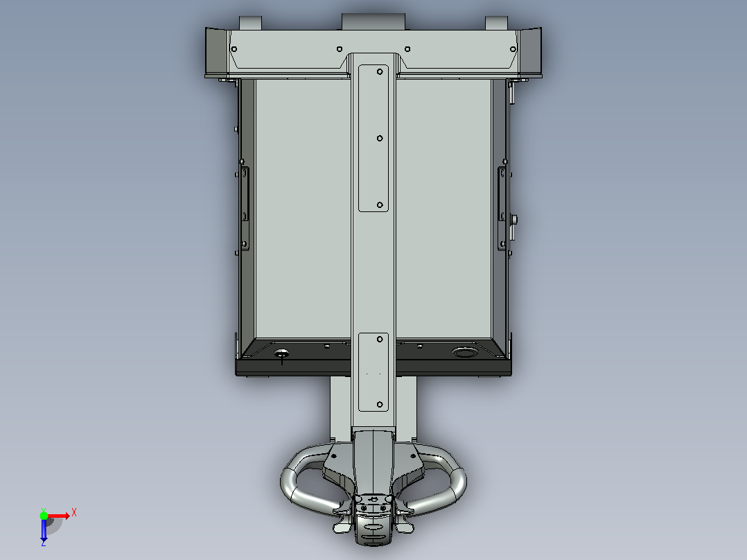 清洁车MasterMover MT1200”俯视图