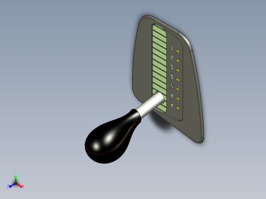 汽车换档操作杆设计
