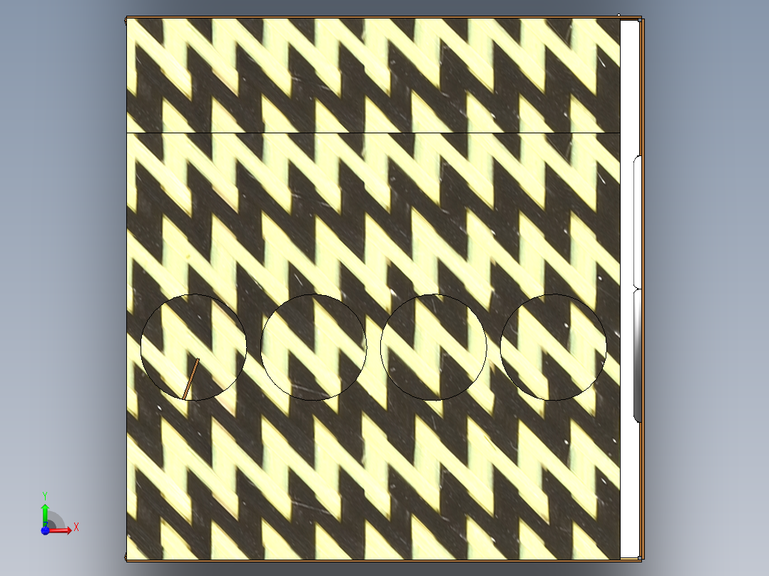 可视性多功能便携包装前视图