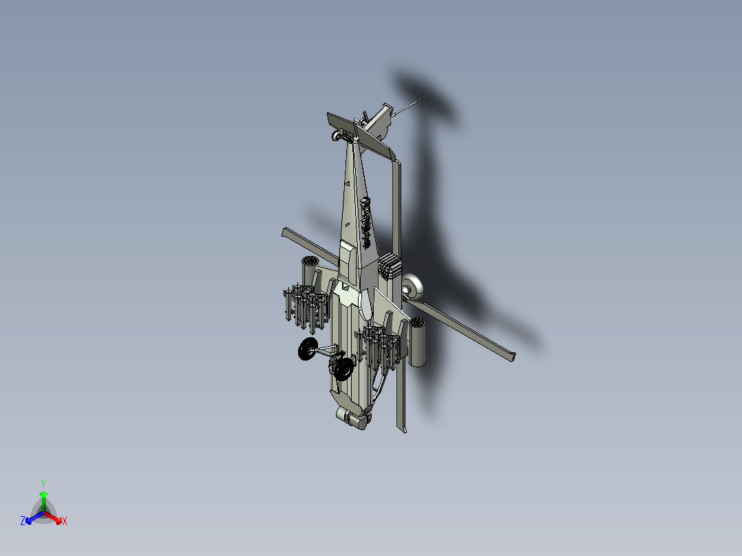 战斗机 3D模型（ProE