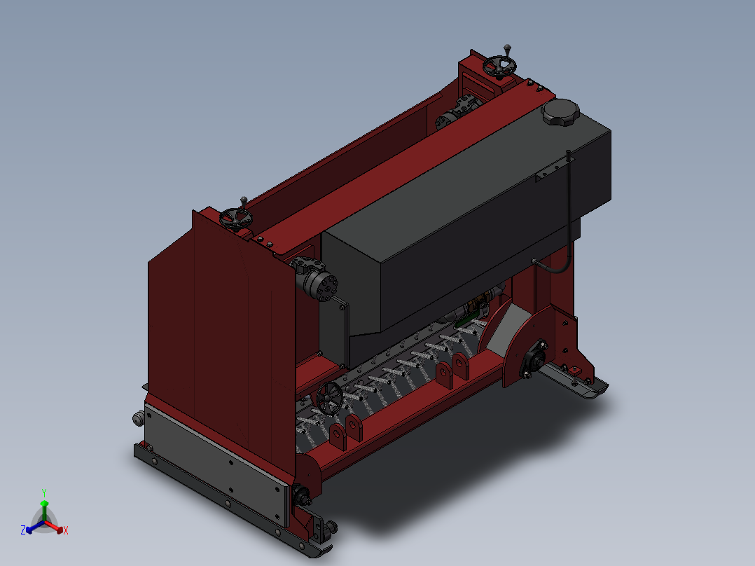159全自动冰棒制作机床主视图