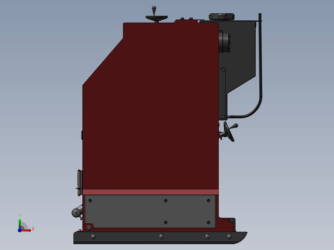159全自动冰棒制作机床前视图