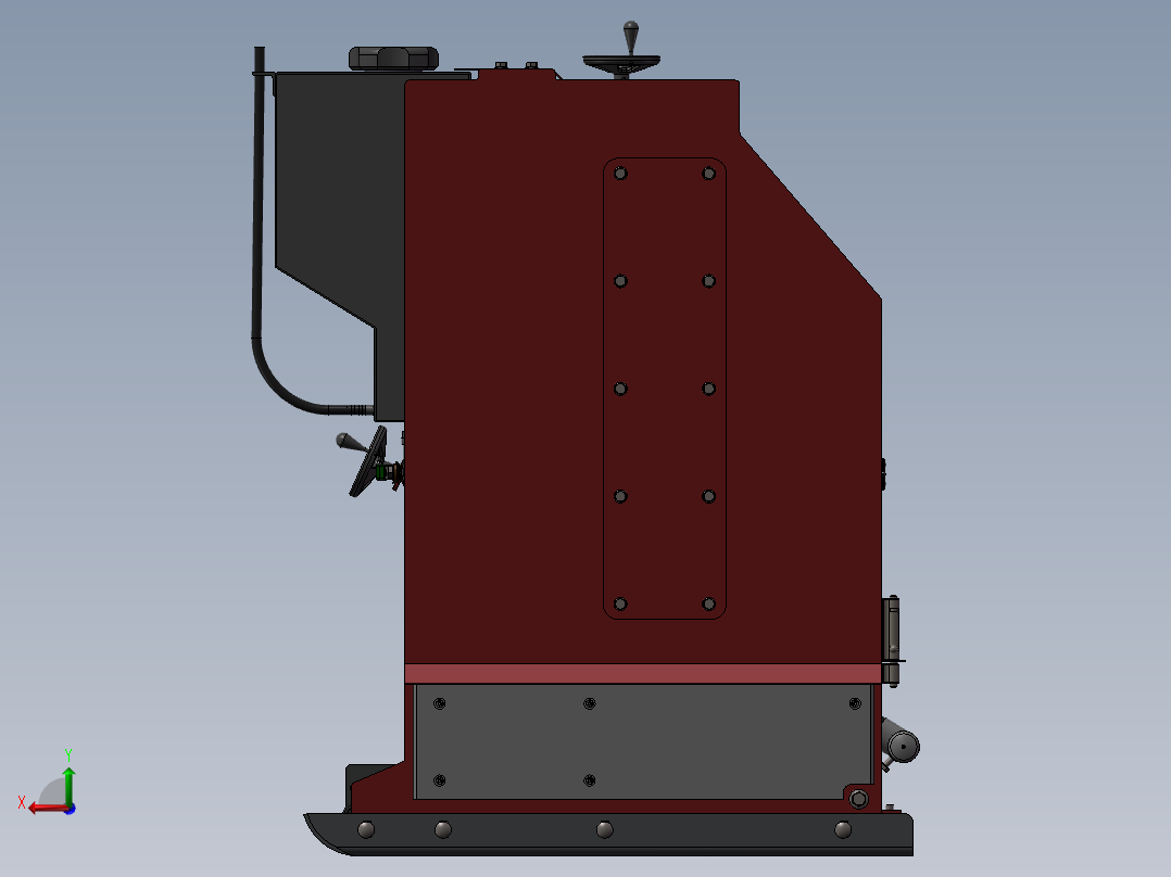 159全自动冰棒制作机床后视图