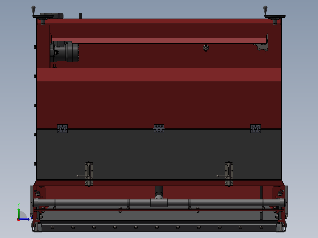 159全自动冰棒制作机床左视图