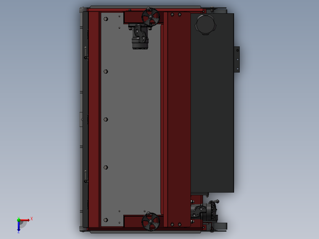 159全自动冰棒制作机床俯视图