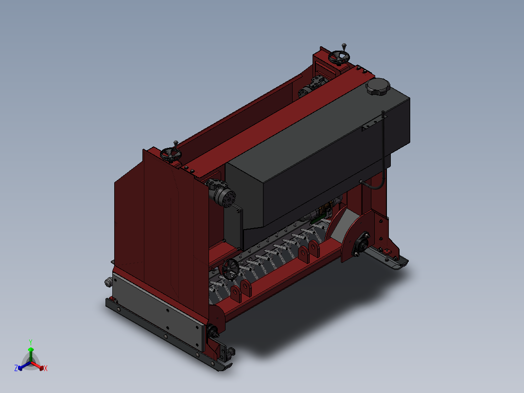 159全自动冰棒制作机床正等轴测图