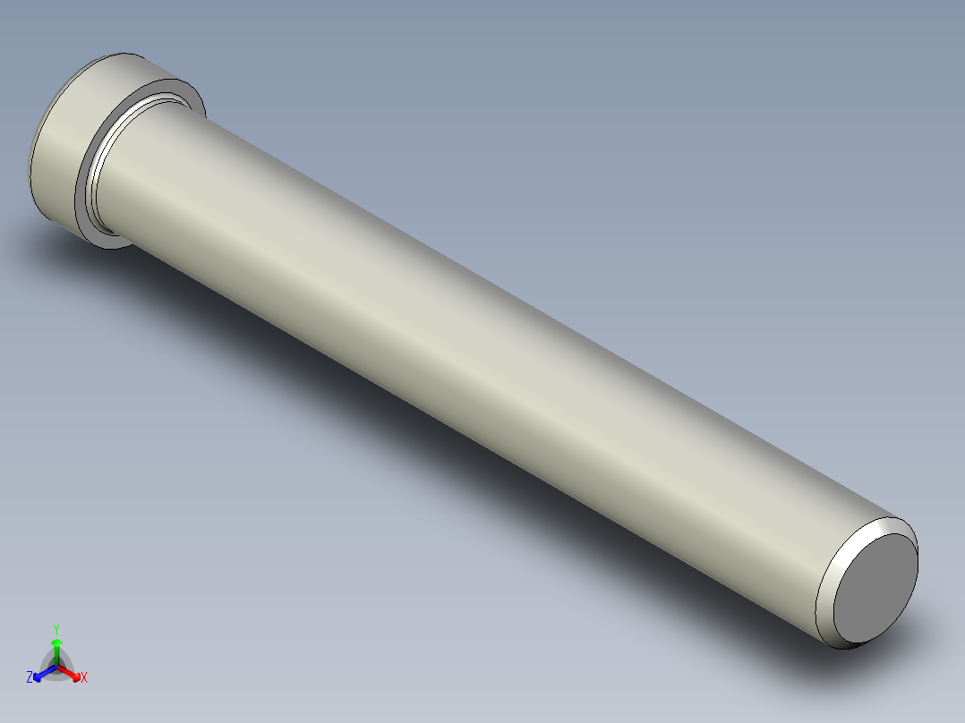 螺钉-Hexalobular_socket_screw-M14-100-60-7-18-10-R1.stp正等轴测图