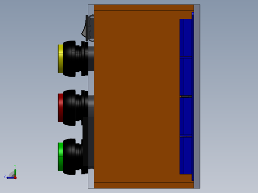 电器柜 电控柜 (85) 三维 图纸右视缩略图