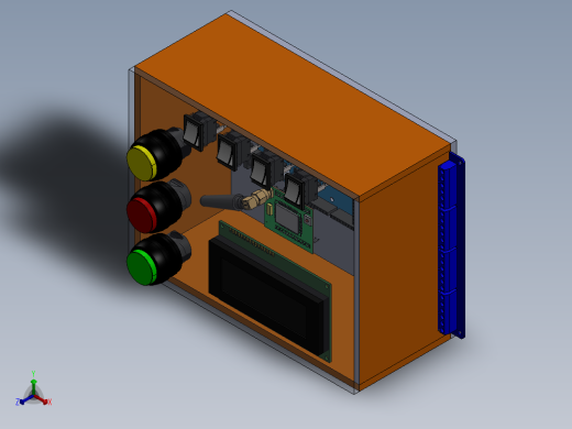电器柜 电控柜 (85) 三维 图纸正等轴测缩略图