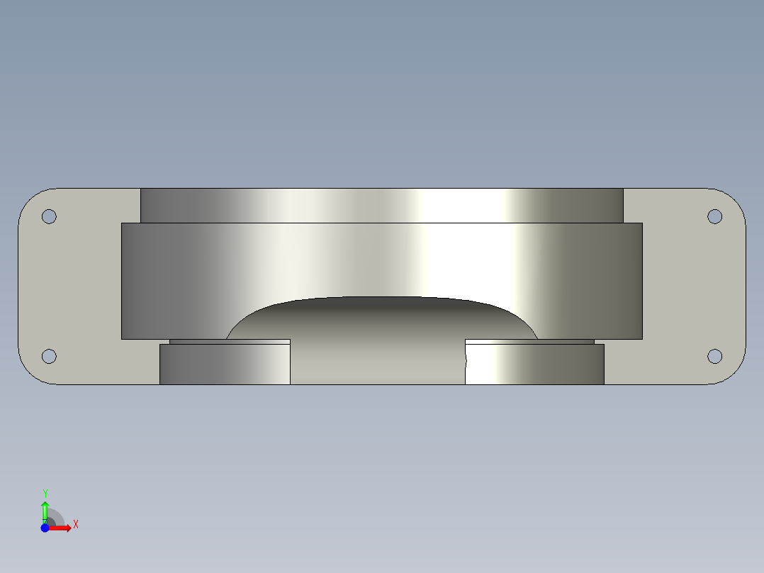 钢球式无级变速器前视图
