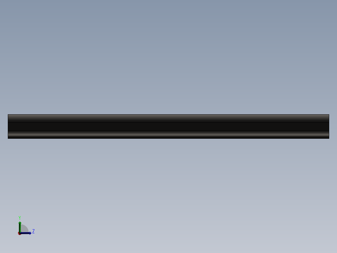 导轨型TS35插槽前视图