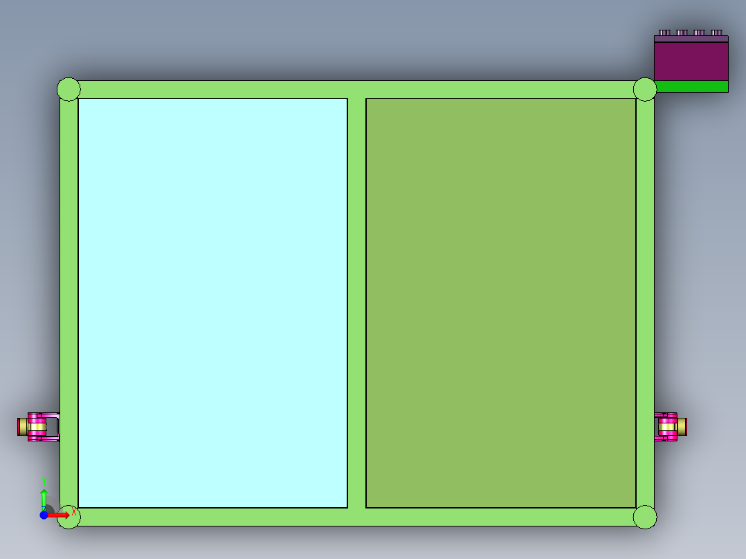 全自动折叠口罩耳带打钉机前视图