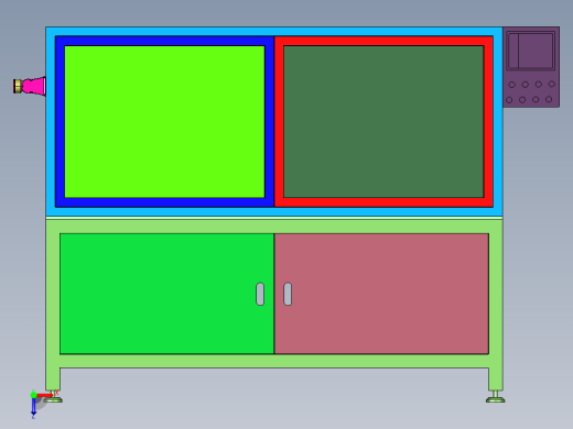 全自动折叠口罩耳带打钉机俯视缩略图