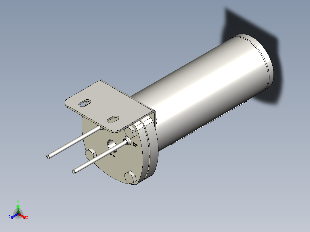 TLR-4225样品冷却器-热交换器正等轴测图