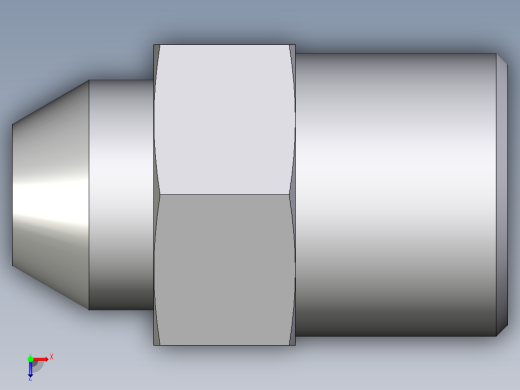 卡套式工业通用硬管接头EO_Weld_connector_AS08S71X俯视缩略图
