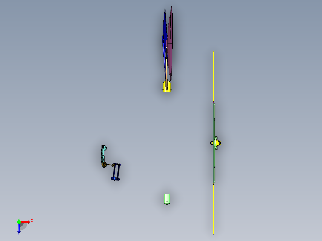 土耳其Turksat-5A通信卫星俯视图