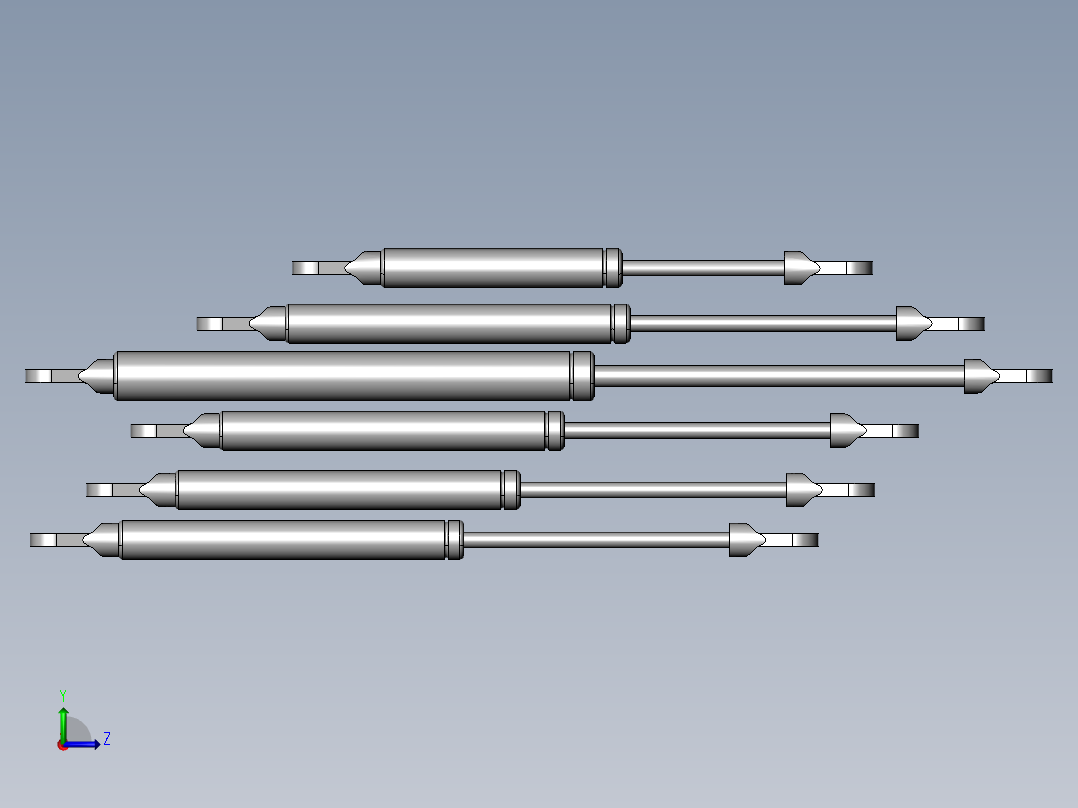 6款SUGATSUN工具箱伸缩门撑杆1049315===62左视图
