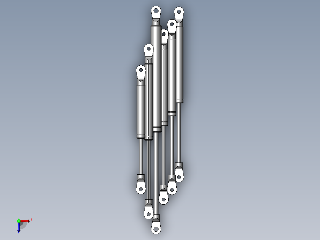 6款SUGATSUN工具箱伸缩门撑杆1049315===62俯视图