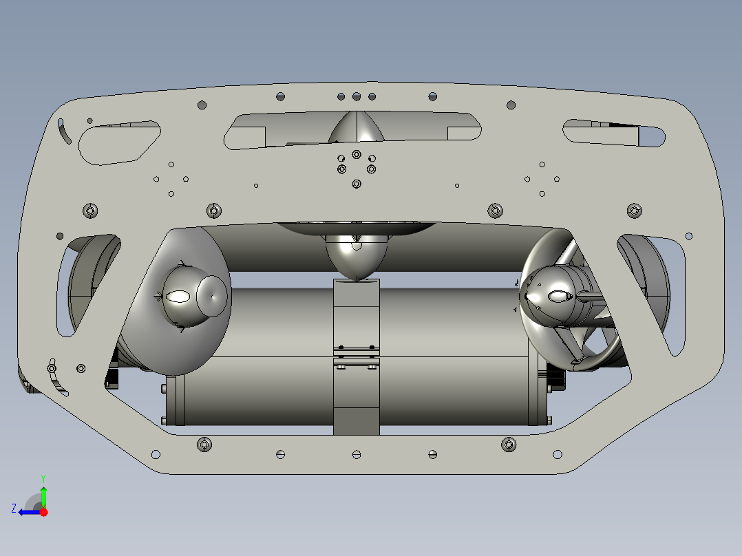 水下无人机遥控黑科技飞行器右视图