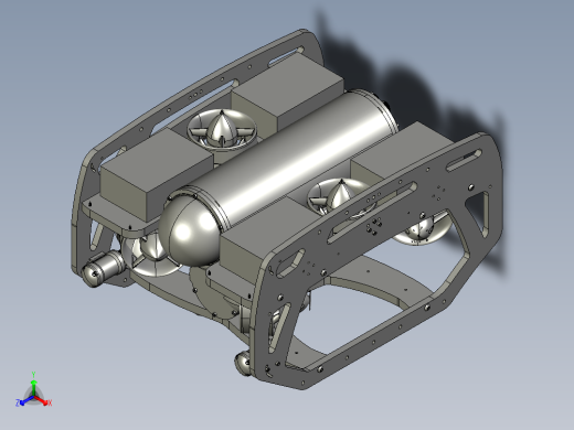 水下无人机遥控黑科技飞行器正等轴测缩略图